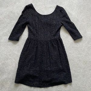 Black lace dress